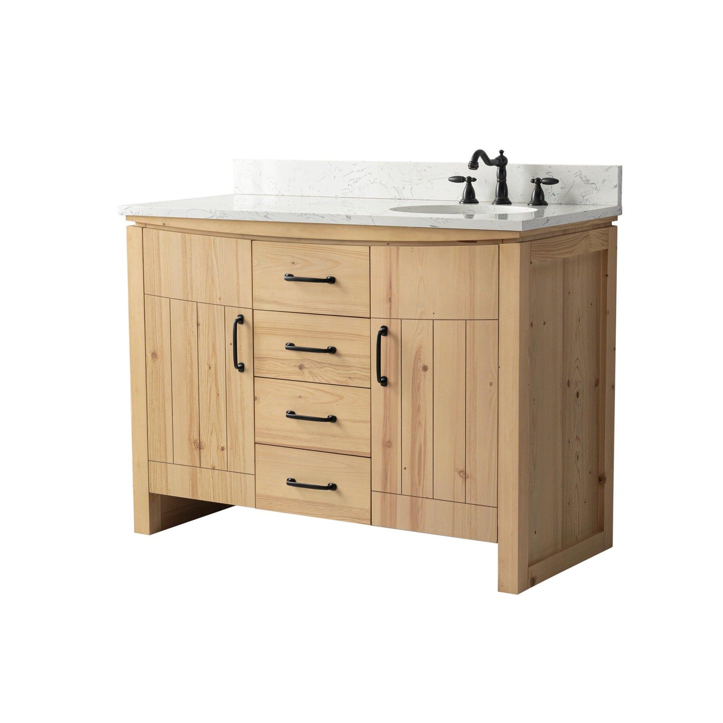 Bellaterra Natural Fir Wood 48 Inch Vanity - 4