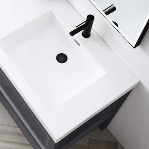 Blossom Vienna 24” Matte Gray Vanity with Acrylic Sink