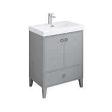 Load image into Gallery viewer, Blossom Lyon 24” Metal Gray Vanity