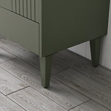 Load image into Gallery viewer, Compact Freestanding Blossom Oslo Vanity for Small Bathroom, 24&quot;, Green legs