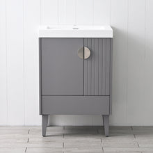 Load image into Gallery viewer, Compact Freestanding Blossom Oslo Vanity for Small Bathroom, 24&quot;, Gray