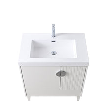 Load image into Gallery viewer, Compact Freestanding Blossom Oslo Vanity for Small Bathroom, 30&quot;, White 