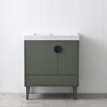 Load image into Gallery viewer, Compact Freestanding Blossom Oslo Vanity for Small Bathroom, 30&quot;, Green