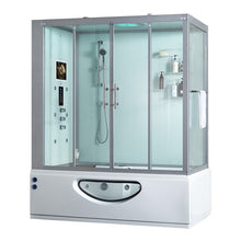 Load image into Gallery viewer, Maya Catania Steam Shower Massage Bathtub 71&quot; x 38&quot; White