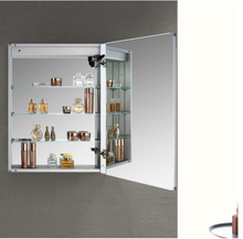 Load image into Gallery viewer, Blossom Pillar LED Medicine Cabinet w/ Defogger 3 Sizes Available