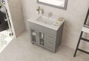 Laviva Nova 32" Bathroom Vanity Set in Brown, Espresso, Grey or White