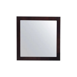 Nova 28" 31321529-MR-B Framed Square Brown Mirror