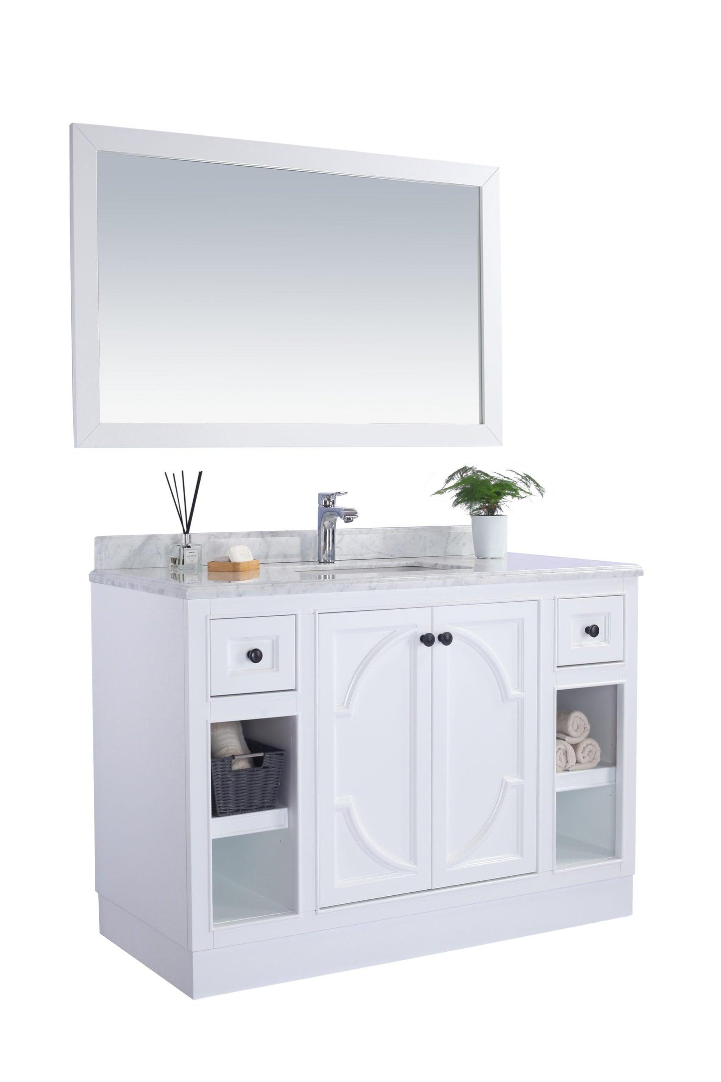 Laviva Odyssey 48" White Bathroom Vanity Set