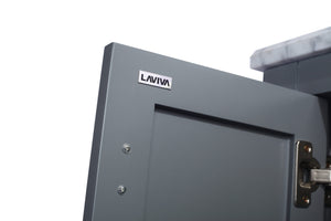 Laviva Wilson 313ANG-G Grey Bathroom Cabinet, 24", 30", 36", 42", 48"