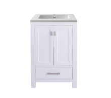 Load image into Gallery viewer, Wilson White Bath Vanity Matte White 313ANG-24W-MW 24&quot;