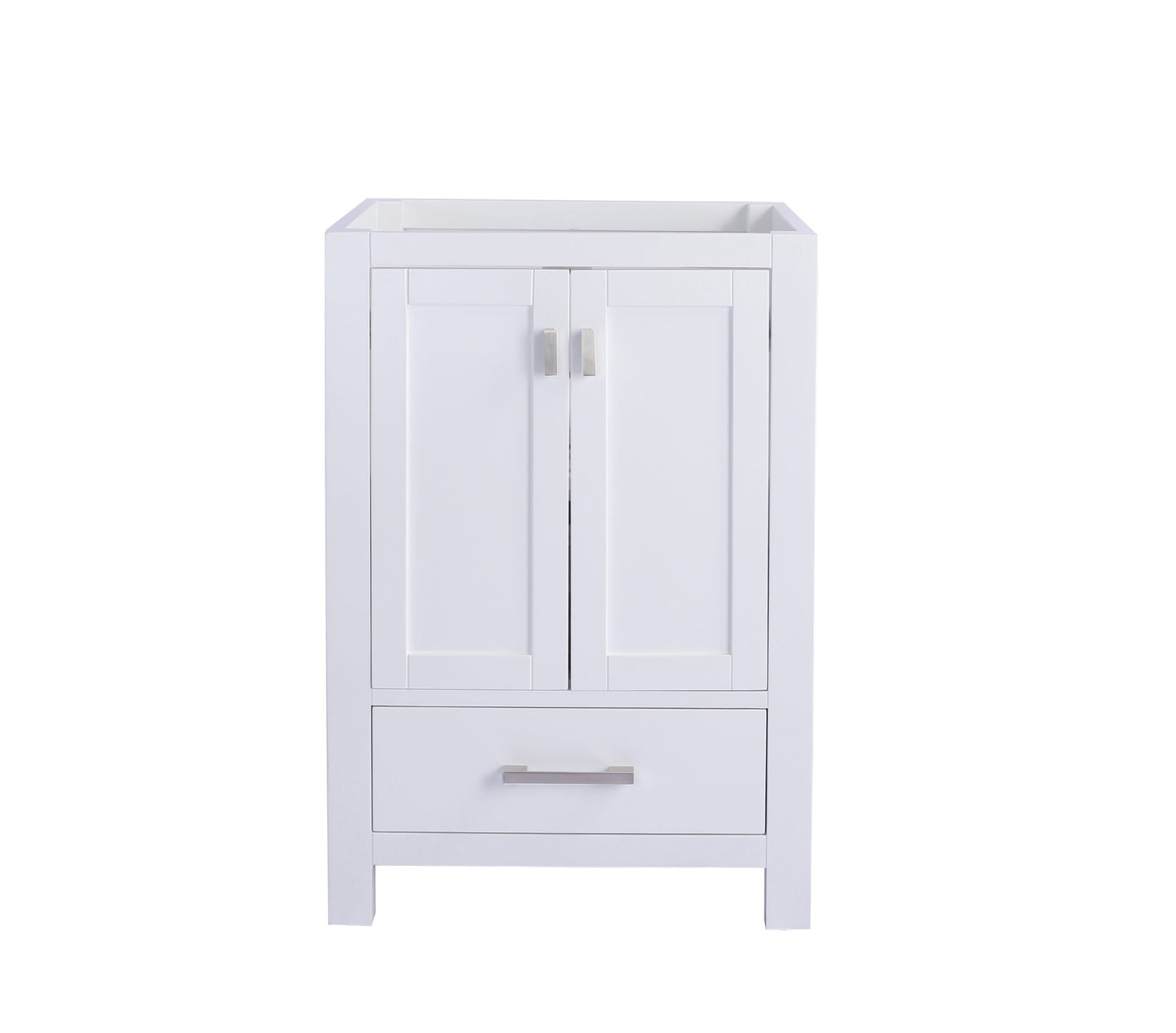 Laviva Wilson 313ANG-24W White Bathroom Cabinet, 24