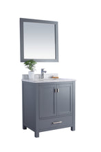 Load image into Gallery viewer, Wilson Grey Bath Vanity White Carrara 313ANG-30G-WC 30&quot;