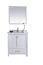 Load image into Gallery viewer, Wilson White Bath Vanity White Quartz top 313ANG-30W-WQ 30&quot;