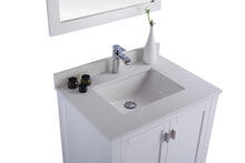 Load image into Gallery viewer, Wilson White Bath Vanity White Quartz top 313ANG-30W-WQ 30&quot; up