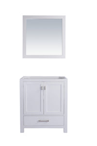 Laviva Wilson 313ANG-24W White Bathroom Cabinet, 24" SET