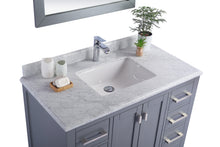 Load image into Gallery viewer, Wilson Grey Bath Vanity White Carrara 313ANG-42G-WC 42&quot;  up