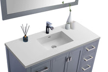Load image into Gallery viewer, Wilson Grey Bath Vanity White Stone 48&quot; 313ANG-48G-MB  up
