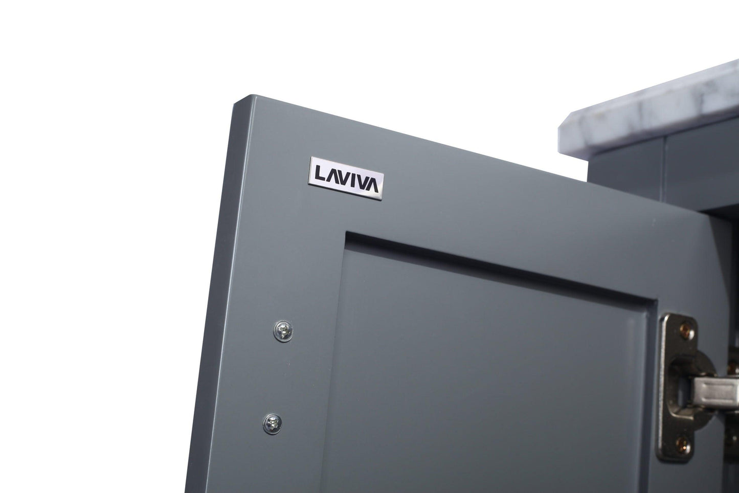 Laviva Wilson 313ANG-60G, 60" Grey Double Sink Bathroom Vanity Set