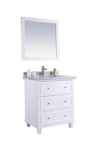 Laviva Luna 30" White Bathroom Vanity Set