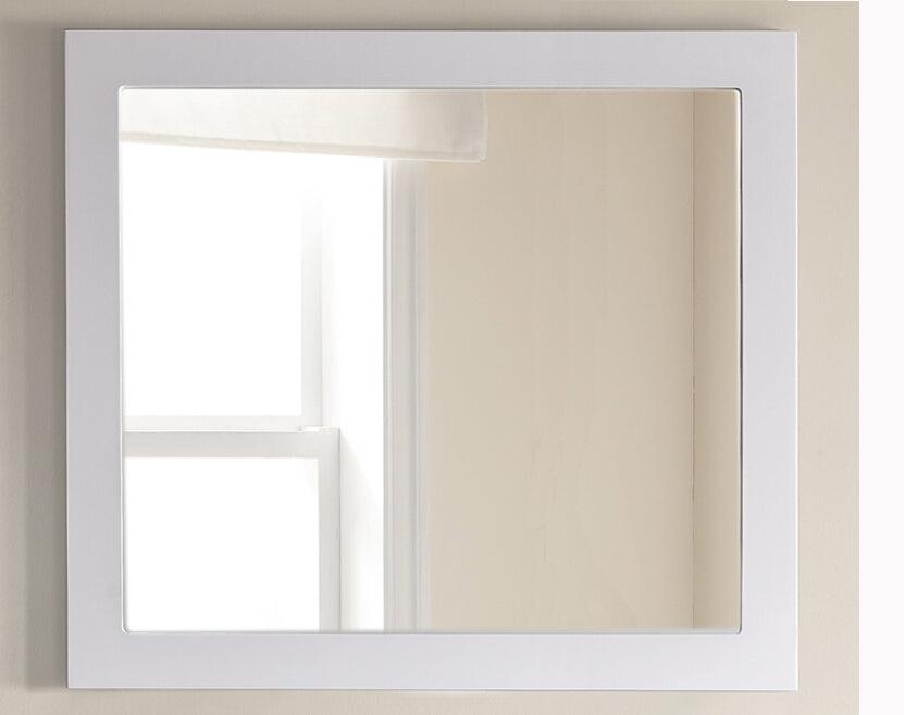 Sterling 36" 313FF-3630W Framed Rectangular White Mirror 1