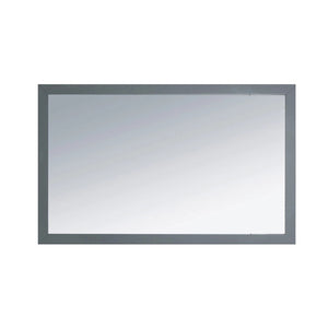 Sterling 48" 313FF-4830MG Framed Rectangular Maple Grey Mirror