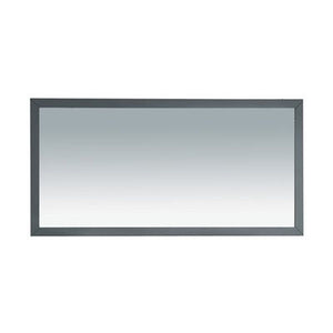 Sterling 60" 313FF-6030G Framed Rectangular Grey Mirror