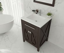 Load image into Gallery viewer, Laviva Wimbledon 313YG319-24B 24&quot; Brown Bathroom Vanity Set
