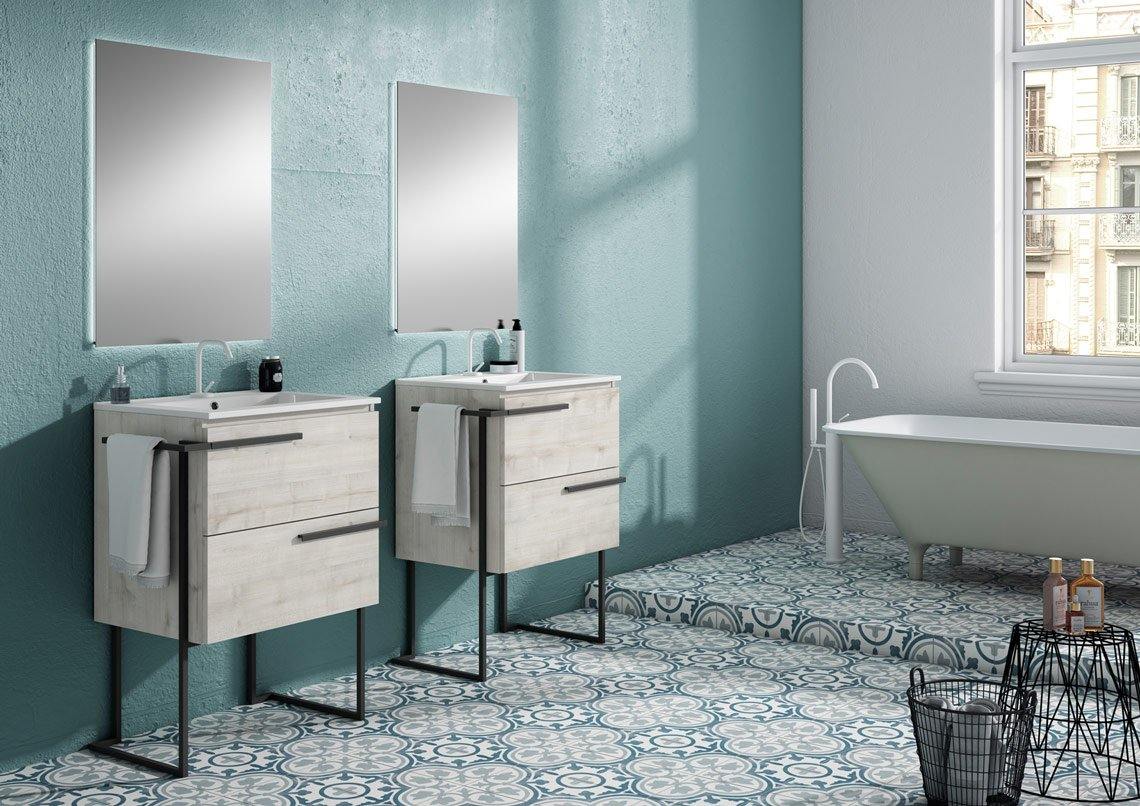 Vanity with 2025 towel bar