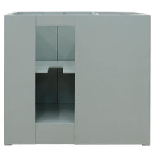 Load image into Gallery viewer, Bellaterra 400100-36L-R 36&quot; Single Vanity - Cabinet Only - Gray Ash / Right Doors, Backside
