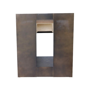 Bellaterra  30" Single Vanity Cabinet Only in Brown Ash, 400101-BA