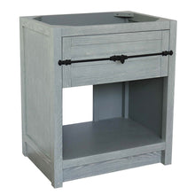 Load image into Gallery viewer, Bellaterra  30&quot; Single Vanity Cabinet Only in Gray Ash, 400101-GYA
