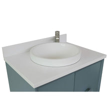 Load image into Gallery viewer, Bellaterra 400400-CAB-AB-WERD 31&quot; Single Wall Mount w/ Counter Top and Sink (Aqua Blue)