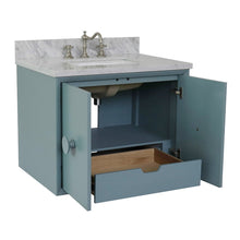 Load image into Gallery viewer, Bellaterra 400400-CAB-AB-WMR 31&quot; Single Wall Mount w/ Counter Top and Sink (Aqua Blue)