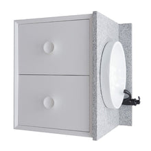 Load image into Gallery viewer, Bellaterra 400400-CAB-WH-GYRD 31&quot; Single Wall Mount w/ Counter Top and Sink (White)