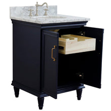 Load image into Gallery viewer, Bellaterra 25&quot; Wood Single Vanity w/ Counter Top and Sink 400800-25-BU-WMO (Blue)