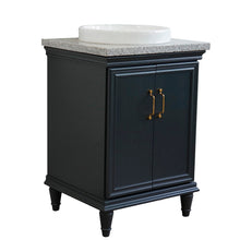 Load image into Gallery viewer, Bellaterra 25&quot; Wood Single Vanity w/ Counter Top and Sink 400800-25-DG-GYRD (Dark Gray)
