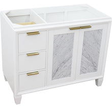 Load image into Gallery viewer, Bellaterra 42&quot; Single Sink Vanity - Cabinet Only 400990-42L, White / Right Door, Front