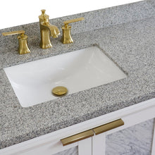 Load image into Gallery viewer, Bellaterra White 43&quot; Single Vanity, Gray Top, Left Doors Rectangle Sink  400990-43L-WH