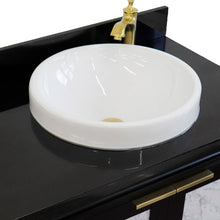 Load image into Gallery viewer, Bellaterra 43&quot; Single Vanity w/ Counter Top and Sink Black Finish - Right Door/Right Sink 400990-43R-BL-BGRDR