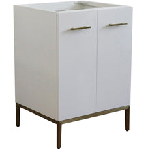Load image into Gallery viewer, Bellaterra 408001-24-WH 24&quot; Single Sink Vanity in White Finish - Cabinet Only