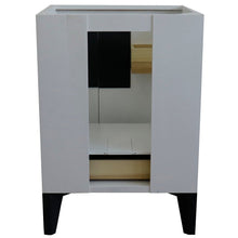 Load image into Gallery viewer, Bellaterra 25&quot; Wood Single Vanity w/ Counter Top and Sink White Finish 408800-25-WH-WEO