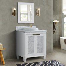 Load image into Gallery viewer, Bellaterra 31&quot; Wood Single Vanity w/ Counter Top and Sink 400990-31-WH-WMRD