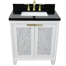 Load image into Gallery viewer, Bellaterra 31&quot; Wood Single Vanity w/ Counter Top and Sink 400990-31-WH-BGR