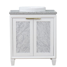 Load image into Gallery viewer, Bellaterra 31&quot; Wood Single Vanity w/ Counter Top and Sink 400990-31-WH-GYRD