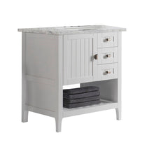 Load image into Gallery viewer, Bellaterra 77616-31-WH-WM 31&quot; Single Vanity - White Marble Top (White)