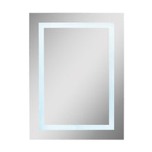 Load image into Gallery viewer, Bellaterra 24 in. Rectangular LED Illuminated Mirror with Bluetooth Speaker 808812-M, Front