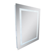 Load image into Gallery viewer, Bellaterra 24 in. Rectangular LED Illuminated Mirror with Bluetooth Speaker 808812-M, Sideview