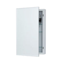 Load image into Gallery viewer, Bellaterra 20.25 in. Mirrored Medicine Cabinet 808909A-MC, Open