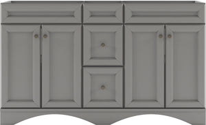 ED-25060-CAB-CG Cashmere Gray Talisa 60" Double Cabinet Only, four colors available