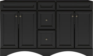ED-25060-CAB-ES Espresso Talisa 60" Double Cabinet Only, four colors available